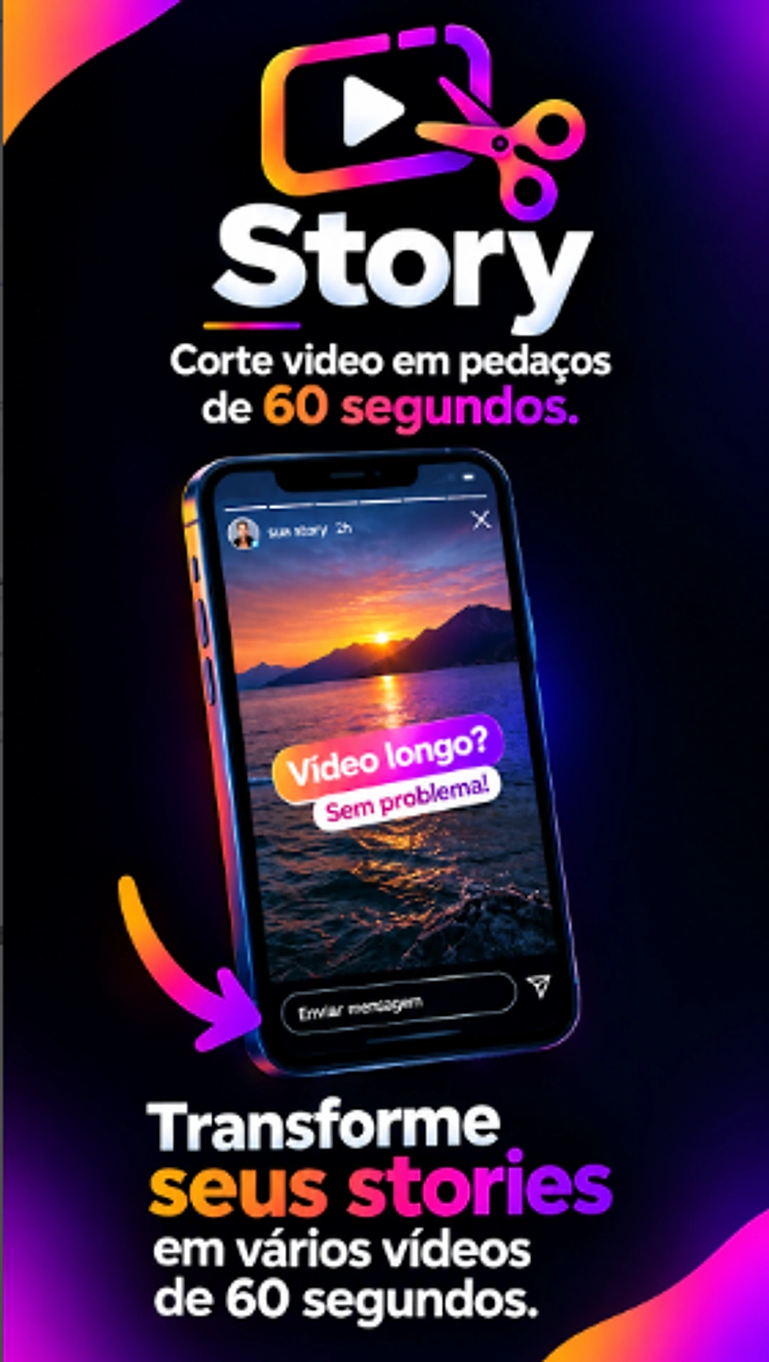 StoryCorta: corte vídeos longos em pedaços de 60 segundos